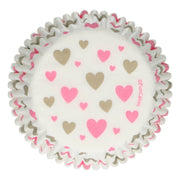 FunCakes Muffinsformer rosa hjerter