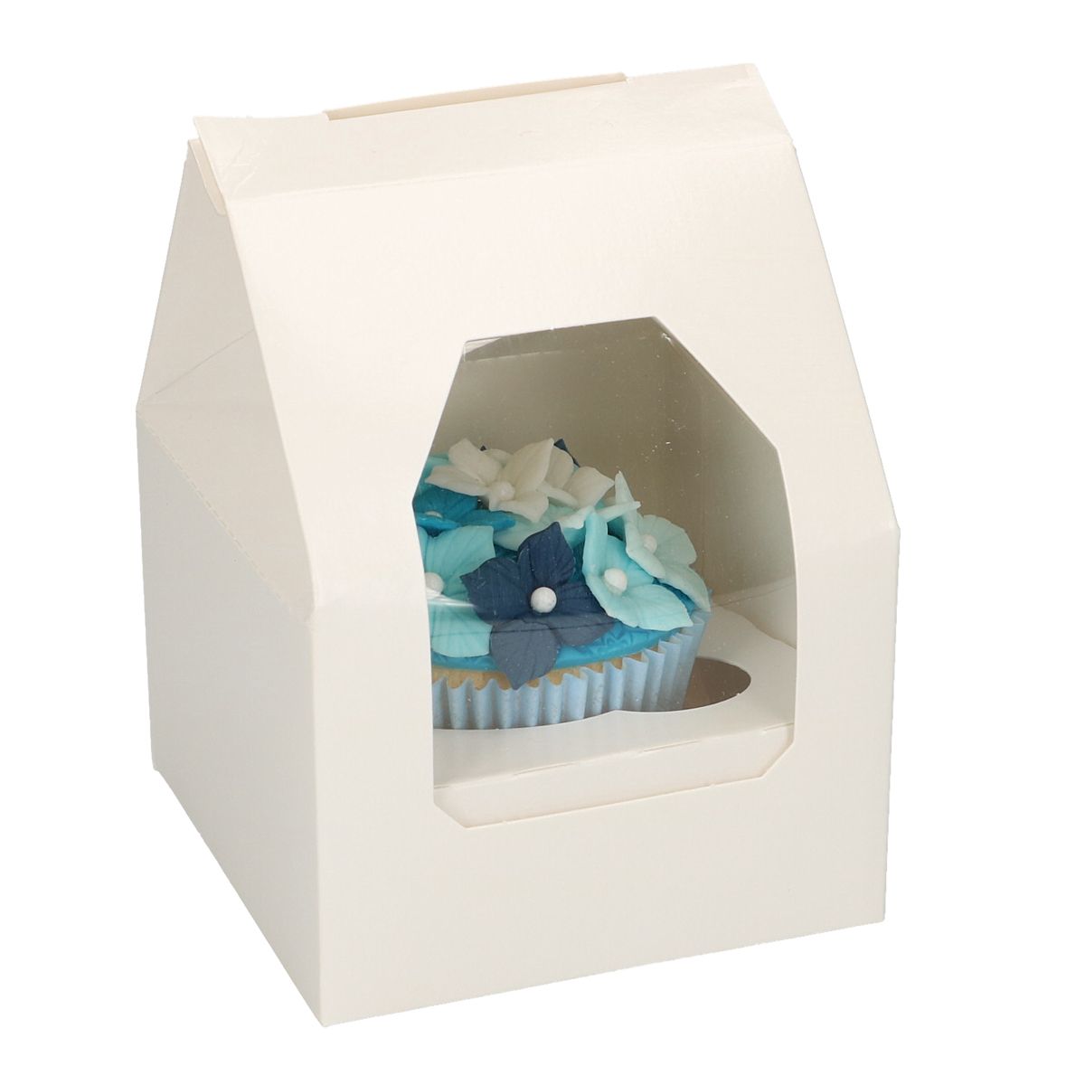 Cupcakeeske hvit 1 cupcake