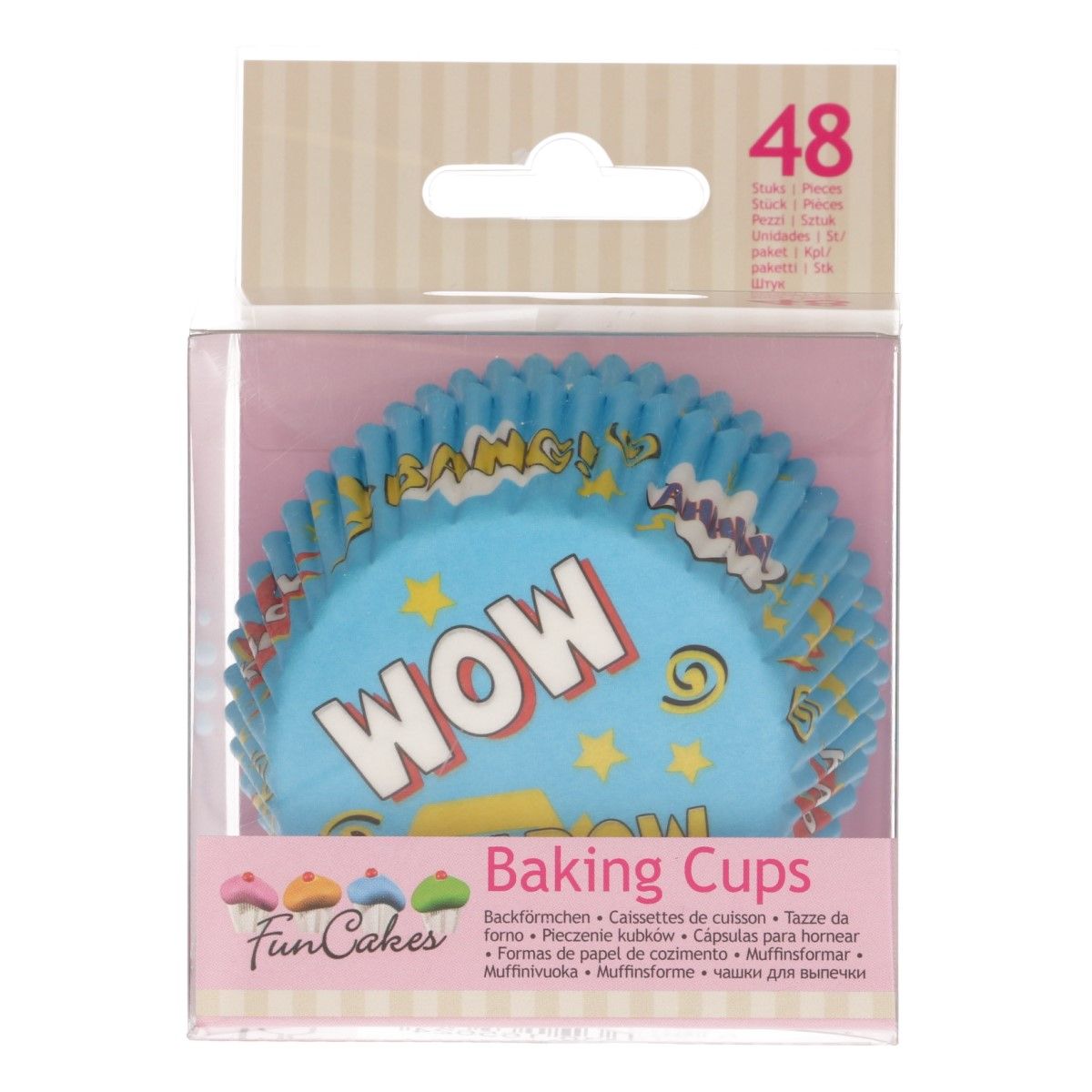 FunCakes Standard Muffinsformer -Superhelt- pk/48