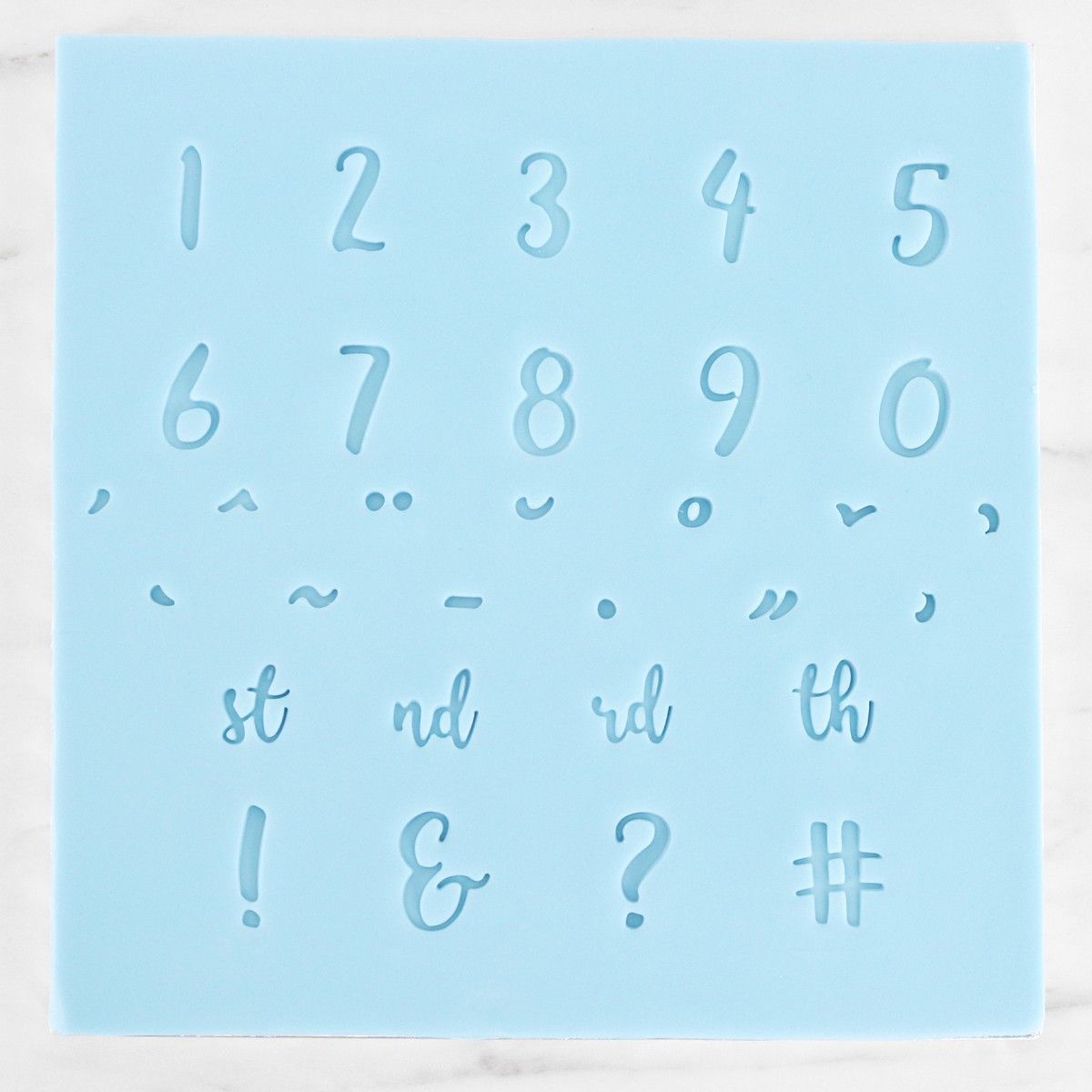 PME Fun Fonts - Tall og Spesialtegn, Stempelsett