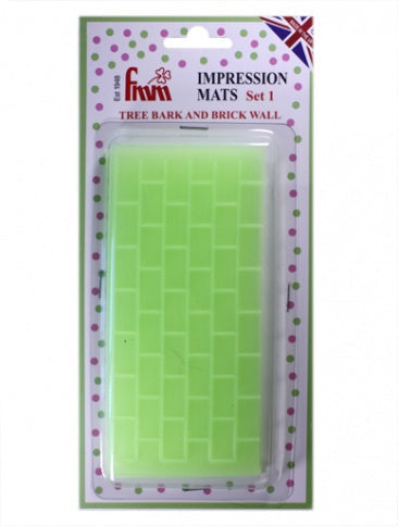 FMM Mønstermatte -Treverk og murstein- sett/2