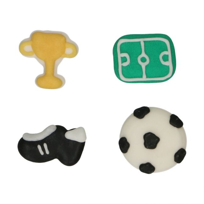 FunCakes Spiselig kakepynt Fotballdekorasjoner pk/8