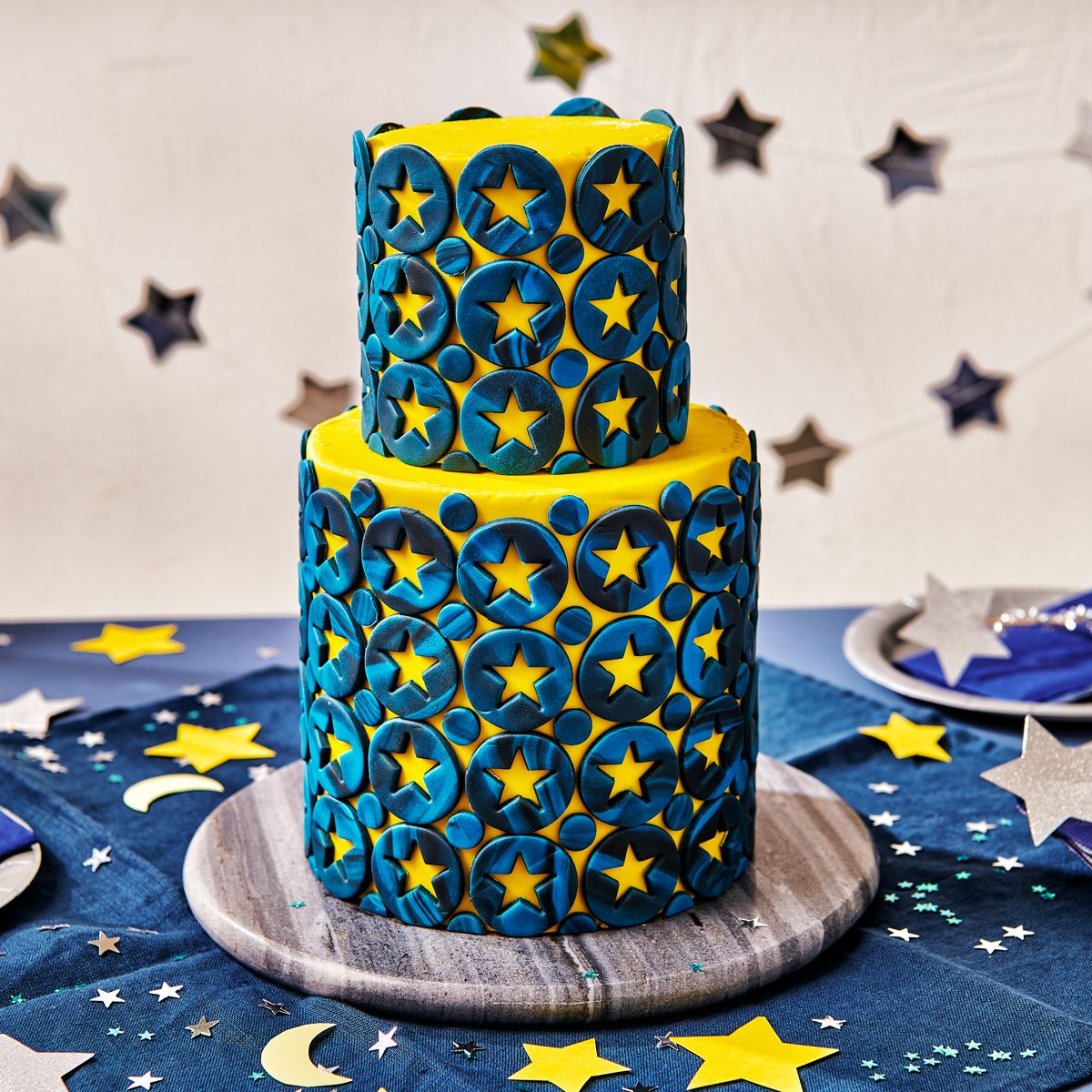 Midnatt blå fondant fra FunCakes, 250