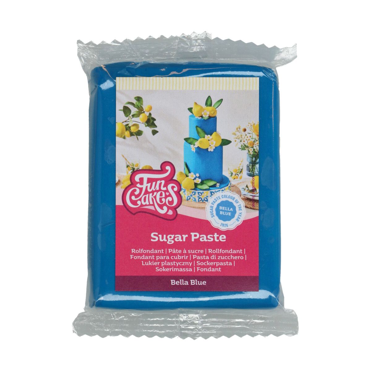 Bella blå fondant fra FunCakes, 250g