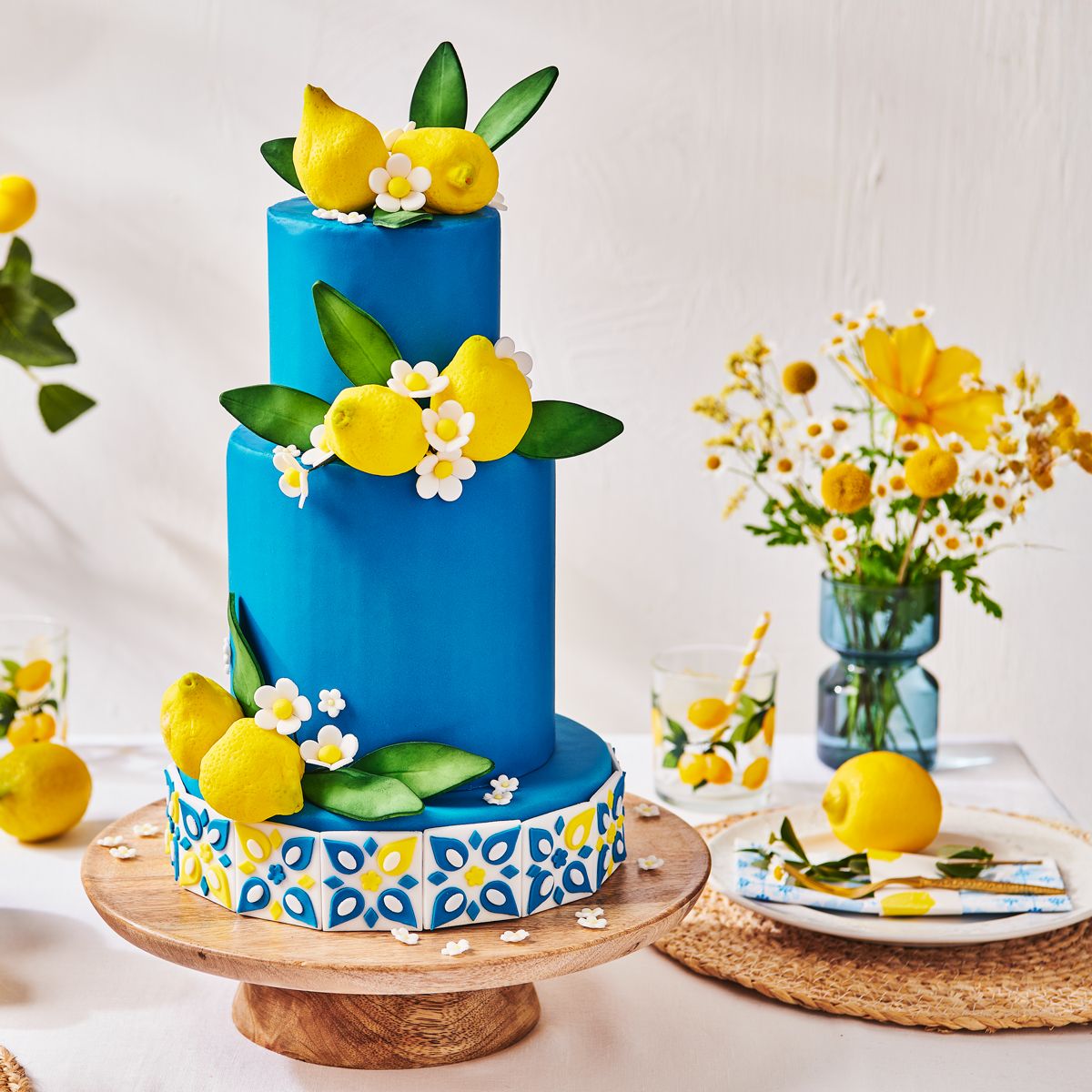 Bella blå fondant fra FunCakes, 250g