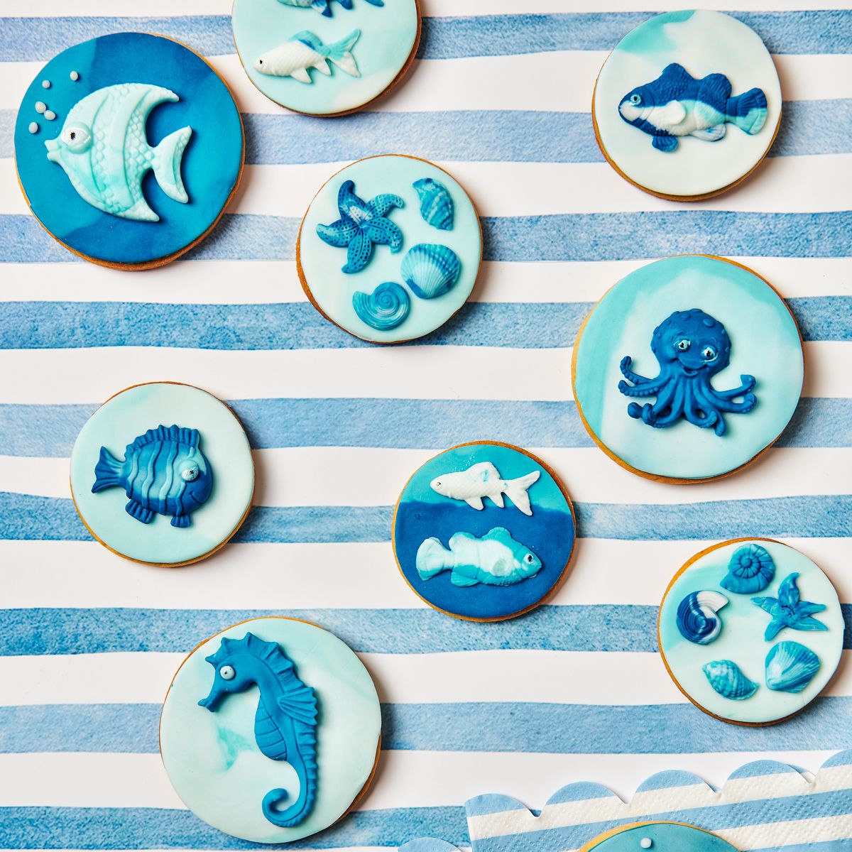 Bella blå fondant fra FunCakes, 250g