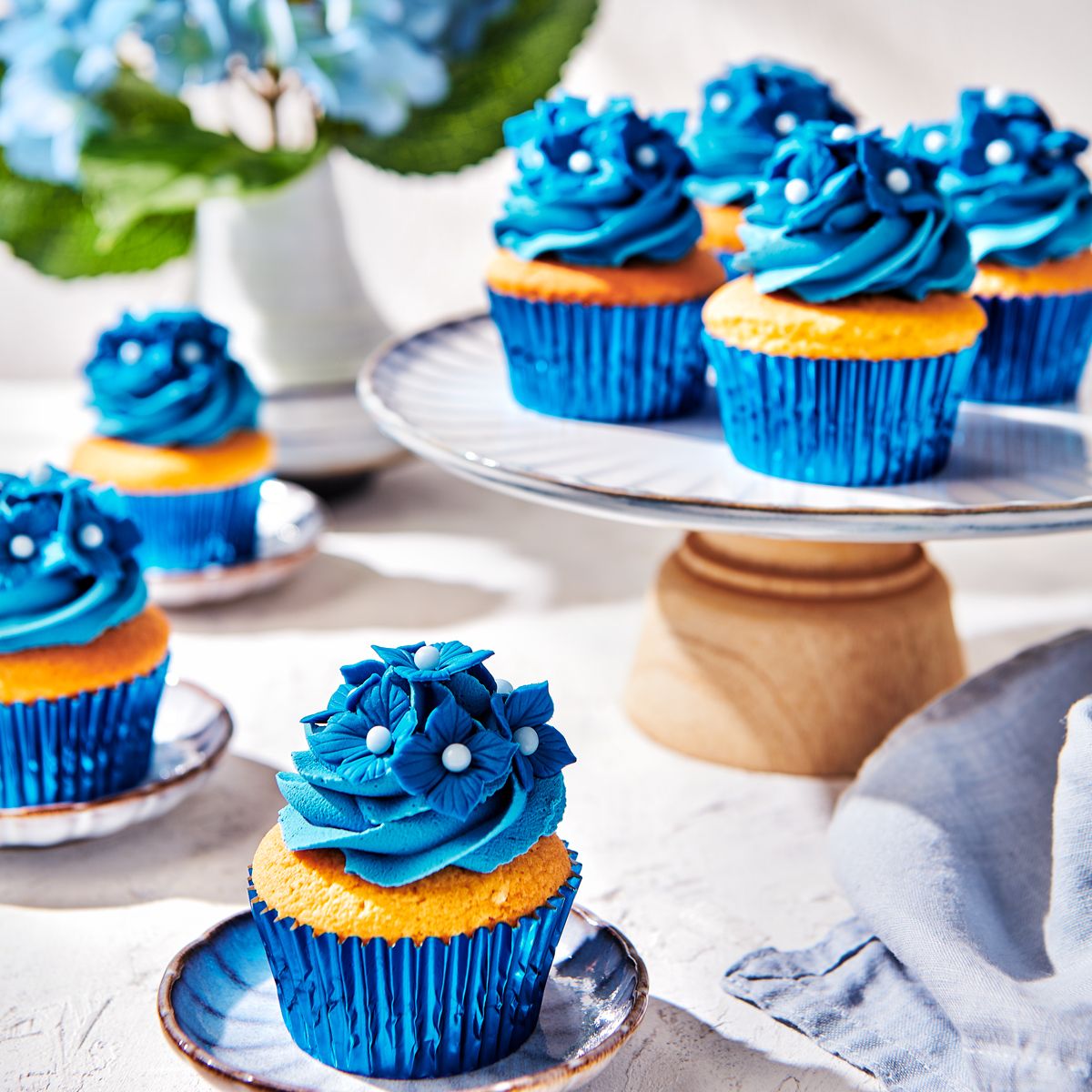 Bella blå fondant fra FunCakes, 250g