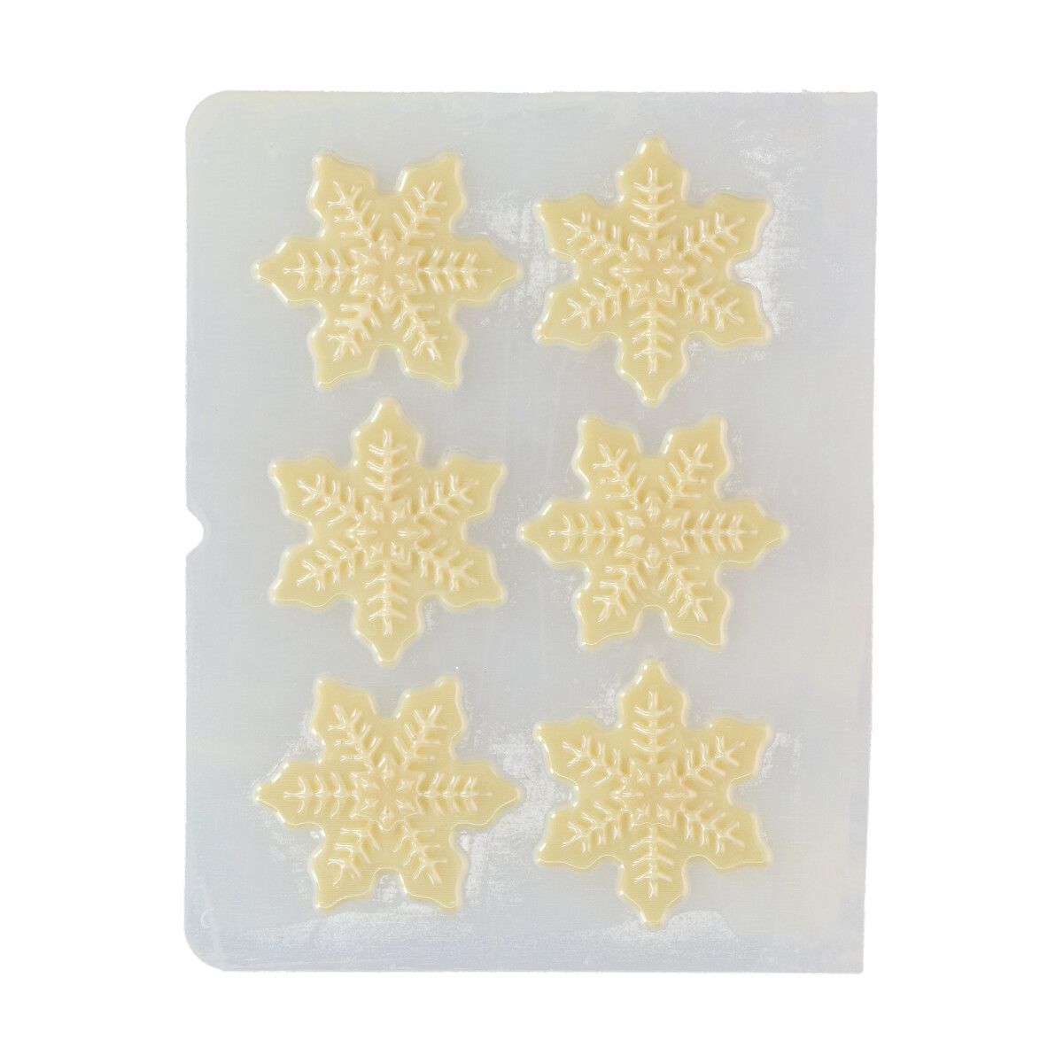 FunCakes Sjokolade Dekorasjoner -Snøflak- pk/6