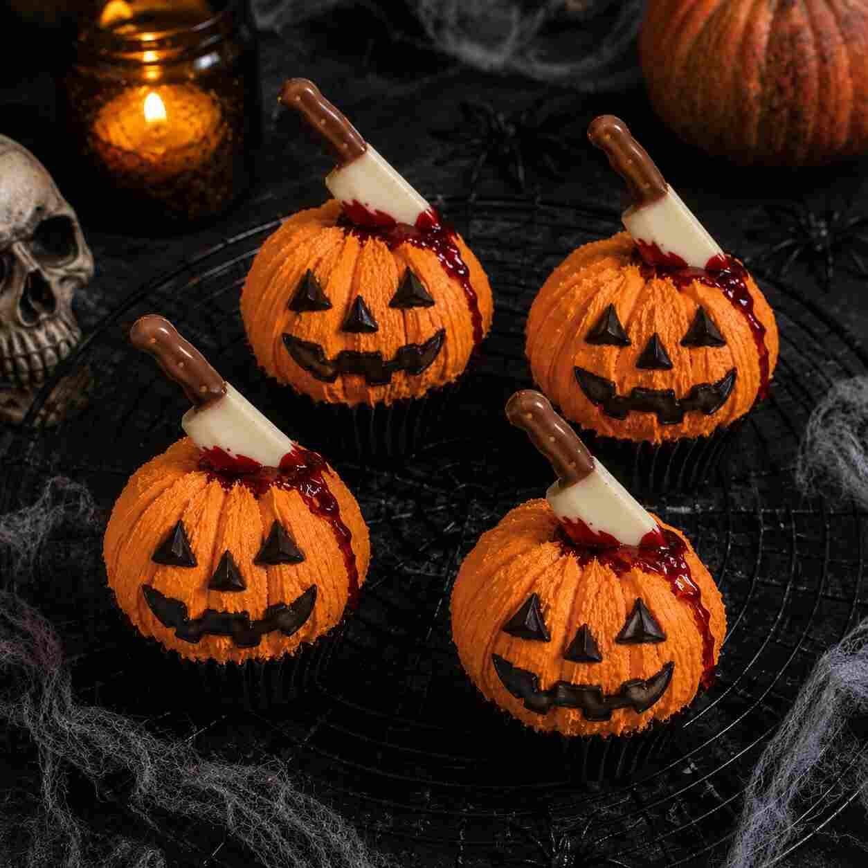 FunCakes Spiselig kakepynt Halloween -Blodige kniver- pk/10
