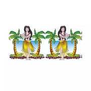 Girlander i papp med hawaii tema