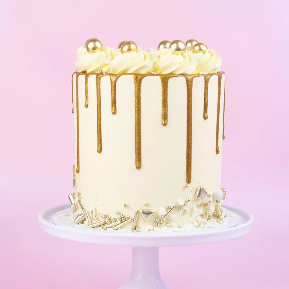 Happy Drip Sjokoladedrip -Glitrende gull- 100g