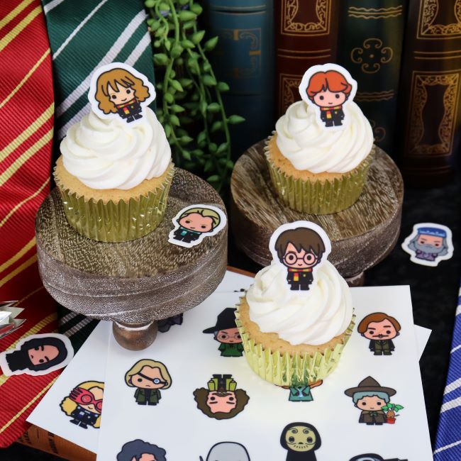 Harry Potter Karakterer Spiselige Cupcakedekorasjoner