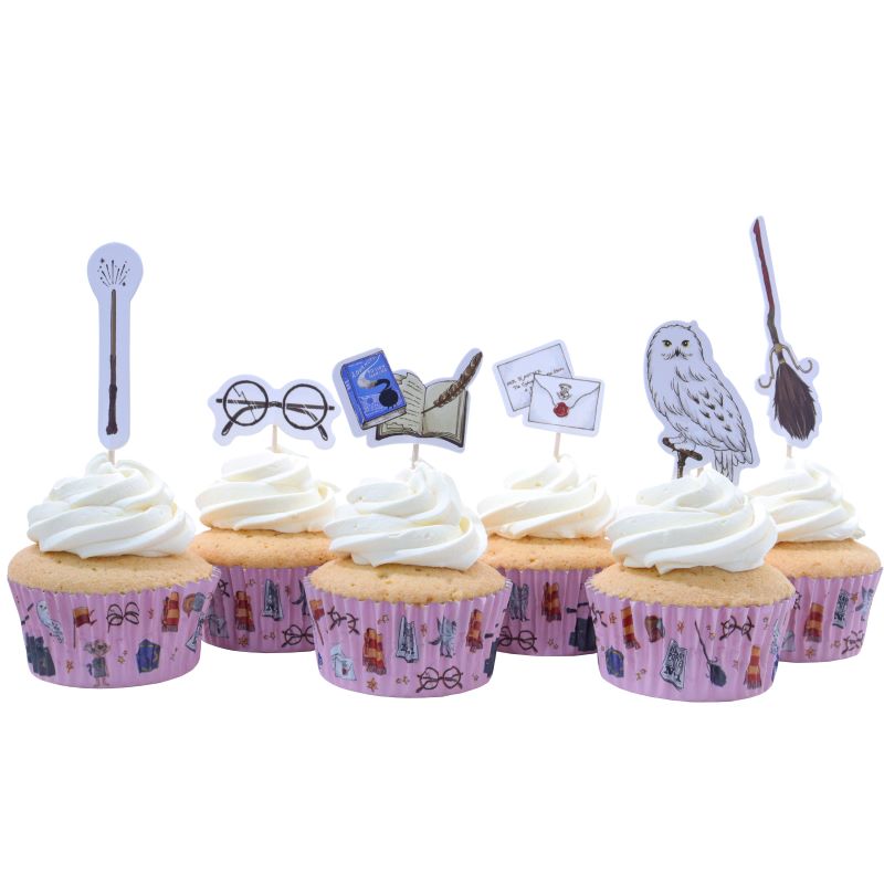 PME Harry Potter Muffinsformer med topper - pk/24