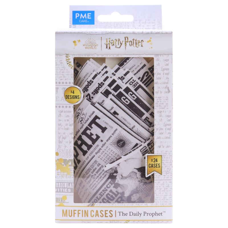 Harry Potter Tulipan muffinsform -Kveldsprofeten- pk/24