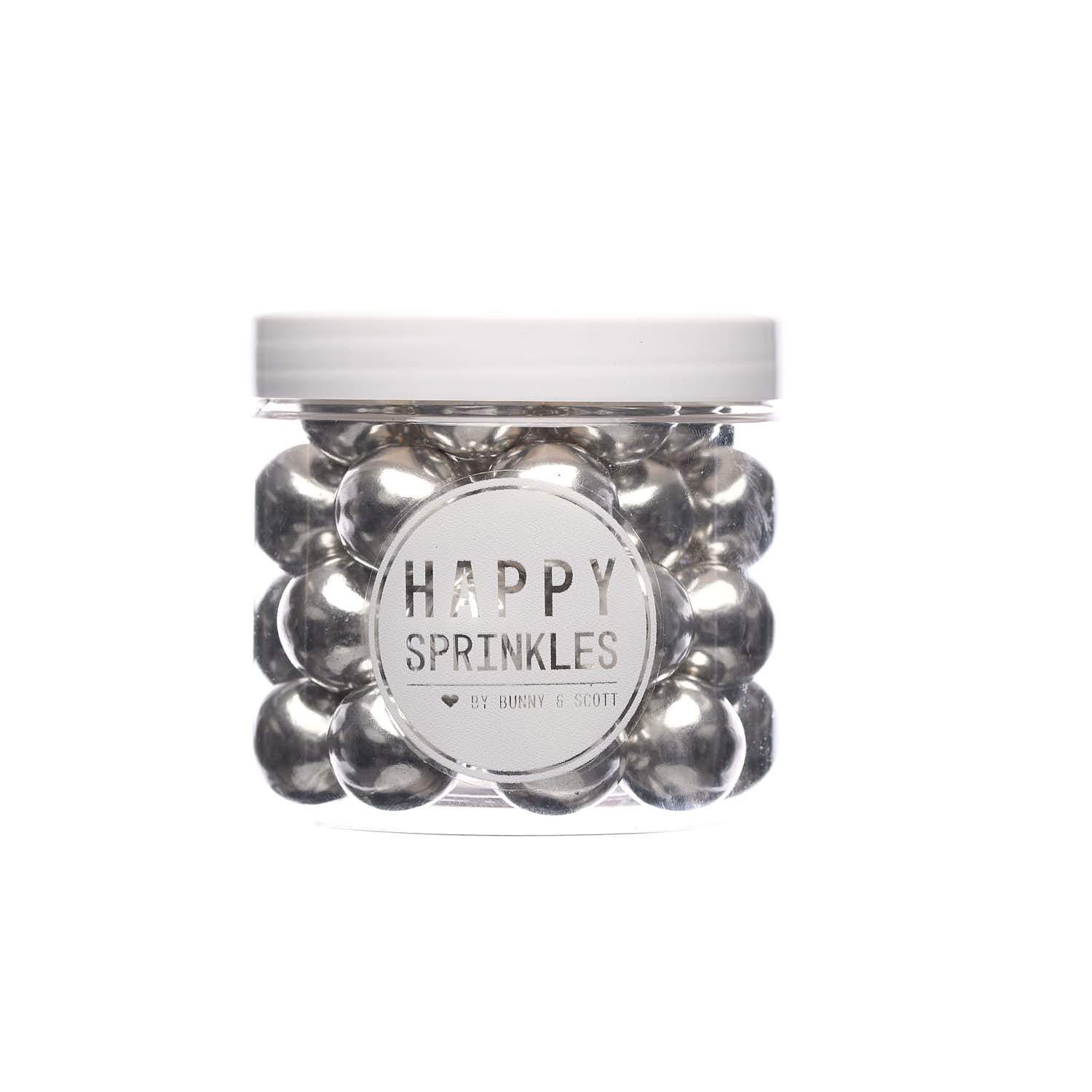 Happy Sprinkles Sjokoladekuler - Sølv XXL 130g