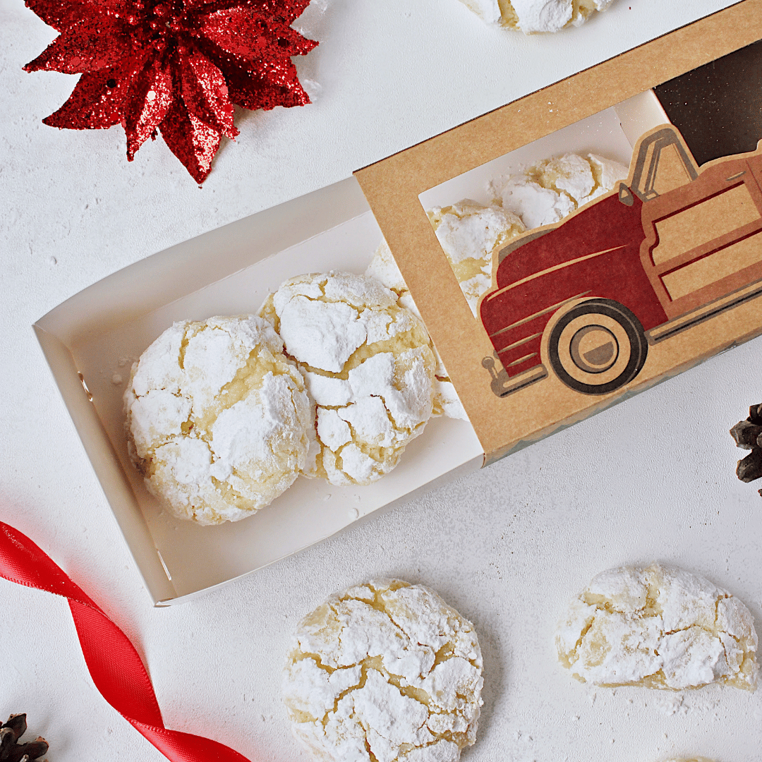 Hjemmelaget julegave - kokos crinkle cookies