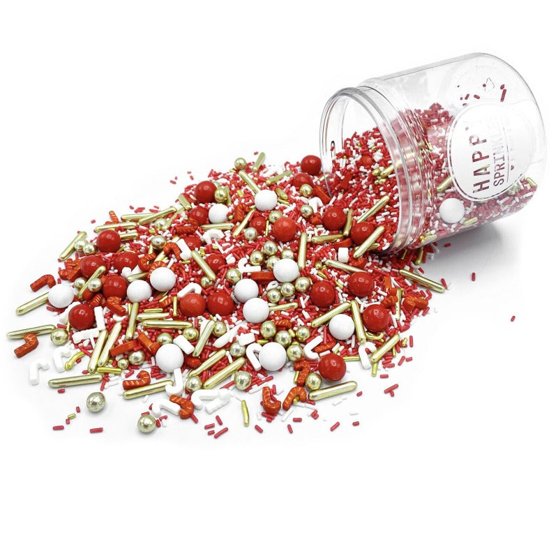 Happy Sprinkles Strøsselmiks -Holly Jolly- 90g