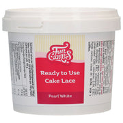 Hvit Cake Lace mix, ferdig til bruk, -Perlehvit- 200g