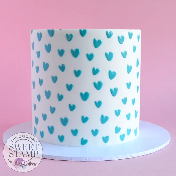 sweet stamp hjerte stensil