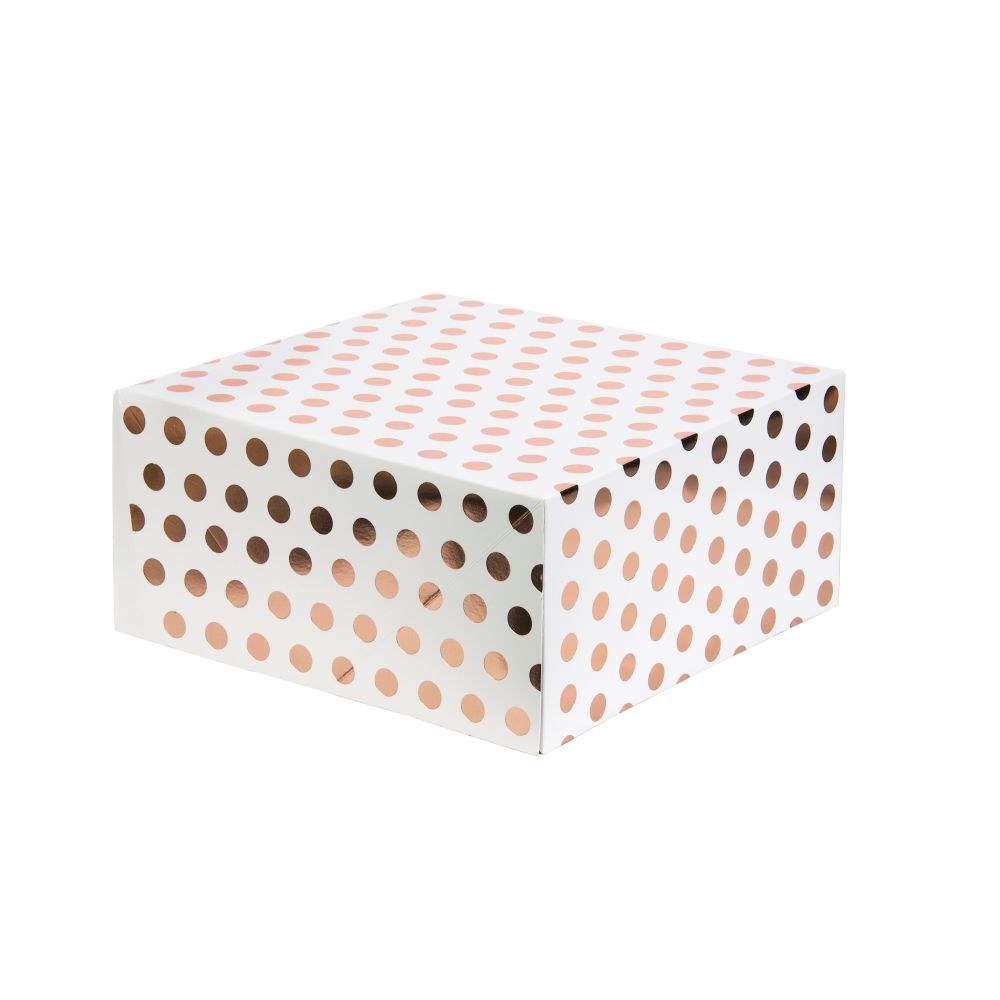 Kakeeske -Rosegull polka dot-, 26cm
