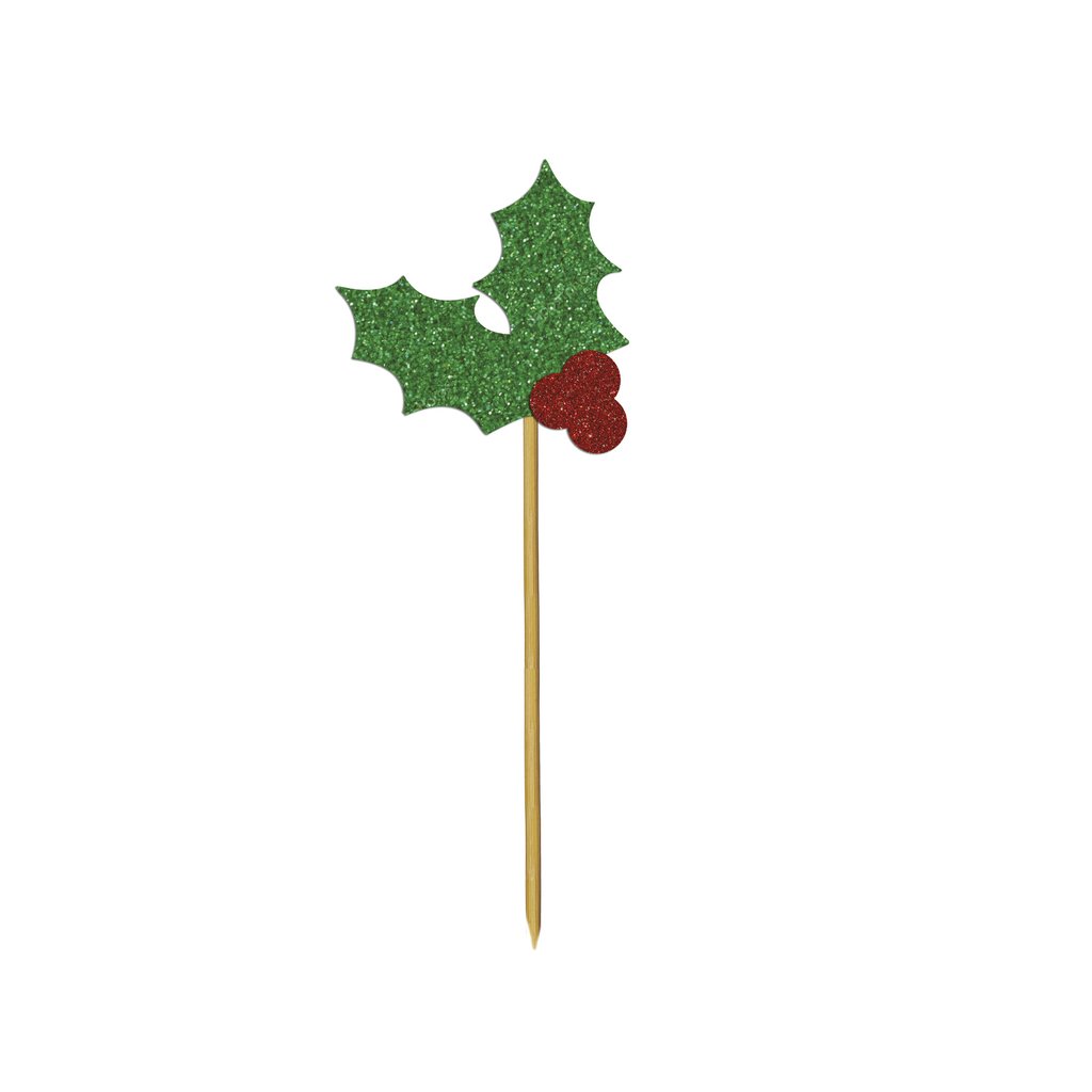 Cupcaketopper jul Kristtorn