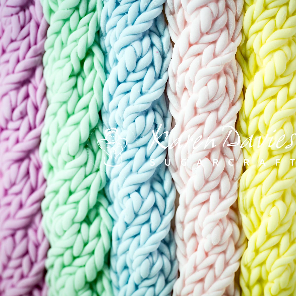 Karen Davies silikonform Kabelstrikk