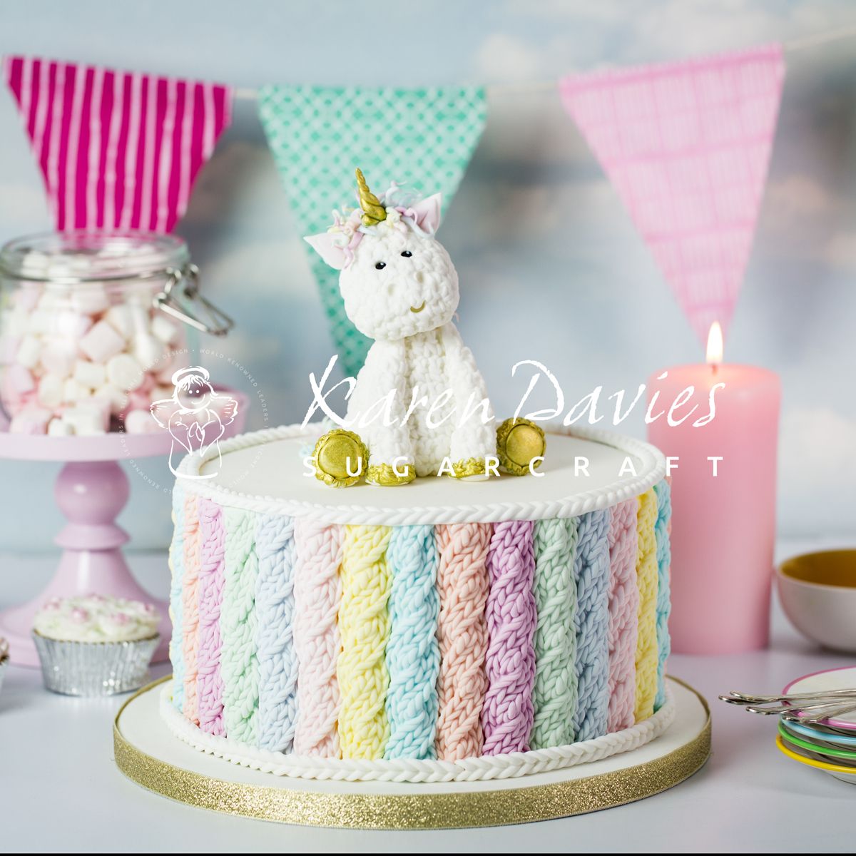 Karen Davies silikonform Kabelstrikk