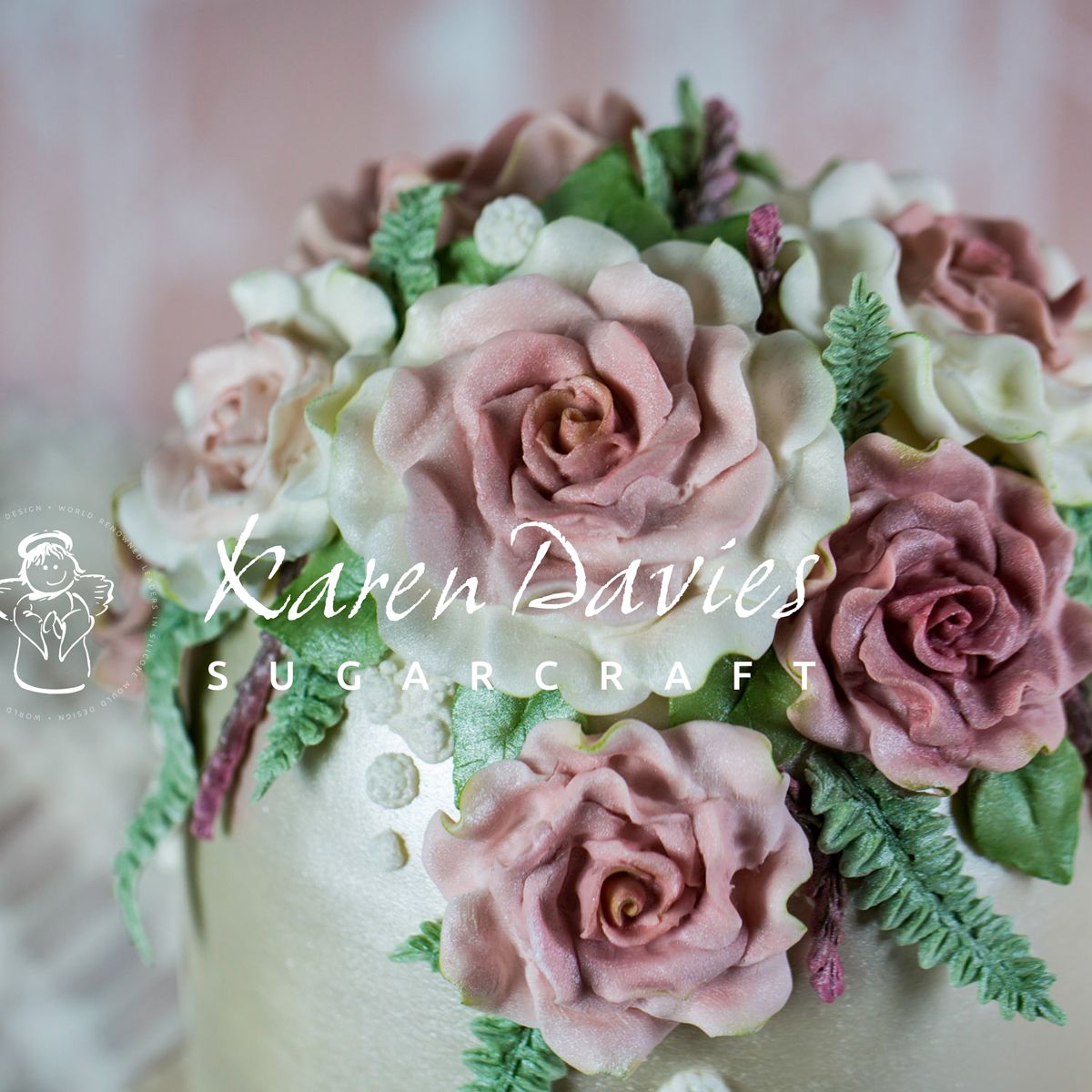 Karen Davies silikonform Stor rose