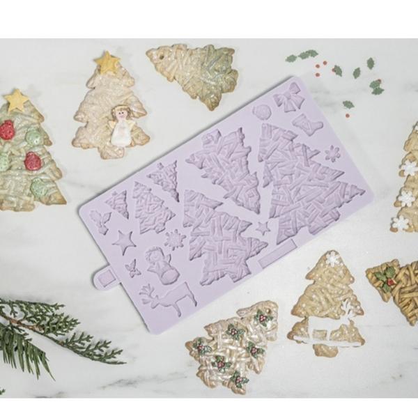 Karen Davies silikonform flettet juletre