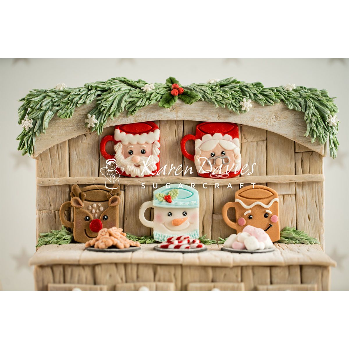 Karen Davies silikonfom Festive Mugs