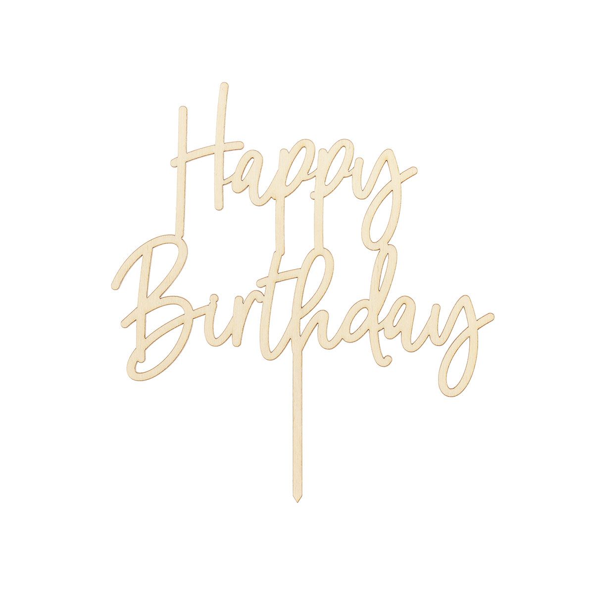 Kaketopp "Happy Birthday" -Tre-