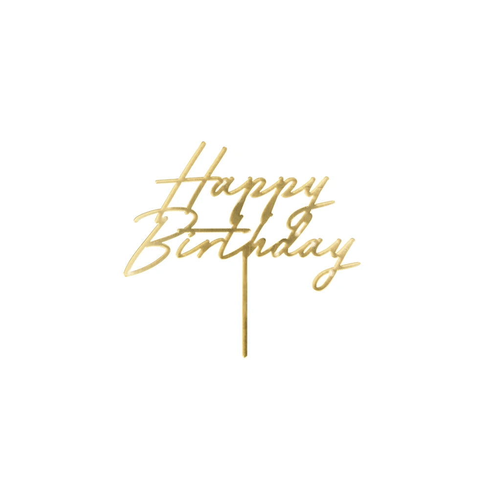 Kaketopp gull happy birthday