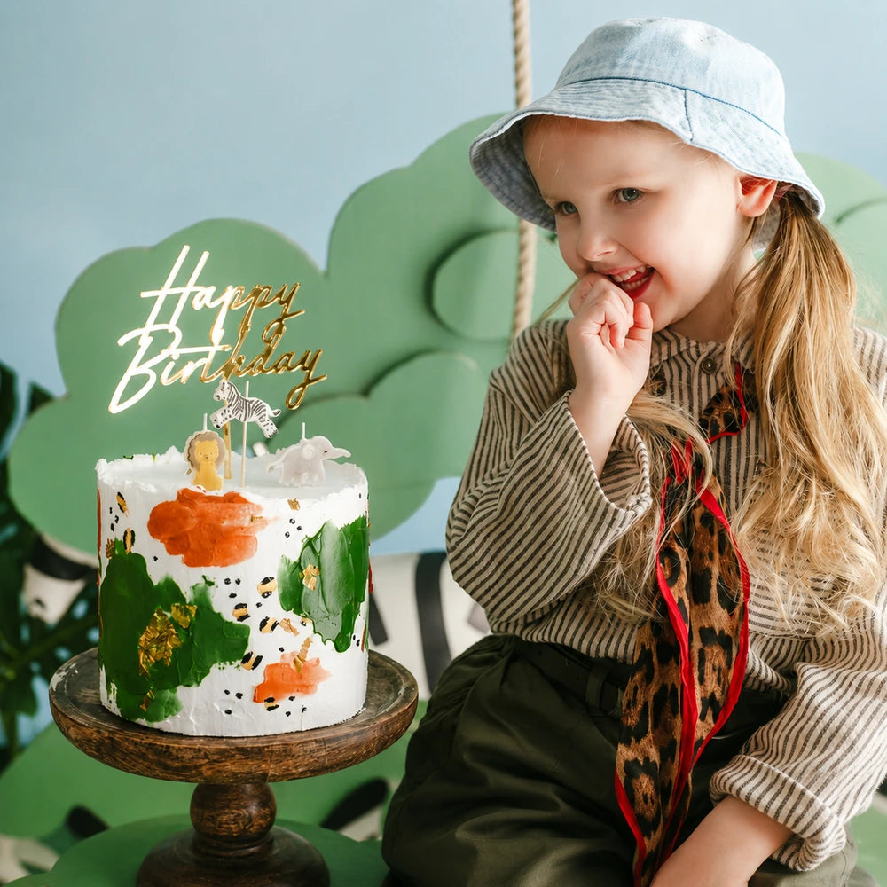 gull kaketopp til bursdagskake happy birthday