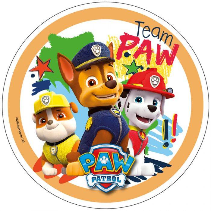 Kakebilde paw patrol blue
