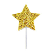Cupcake topper stjerne i gull