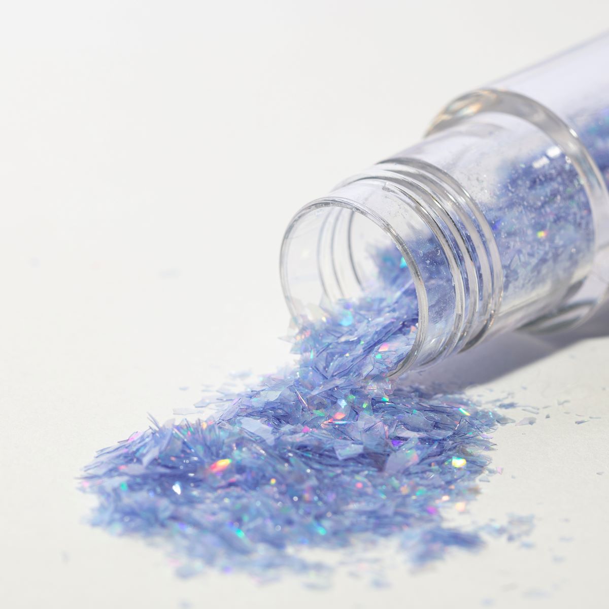 Spiselige glitterflak Lilac sapphire