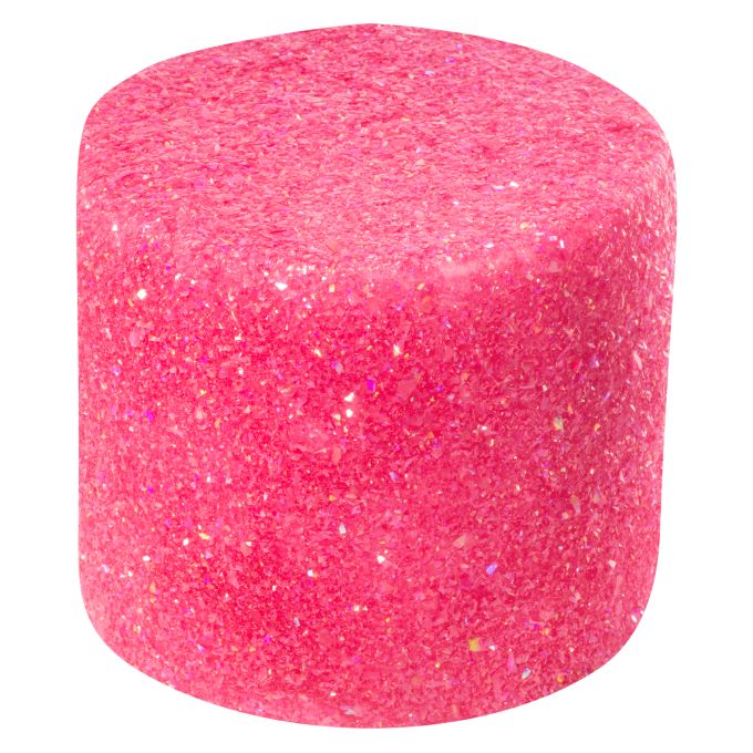rosa glitter til kake
