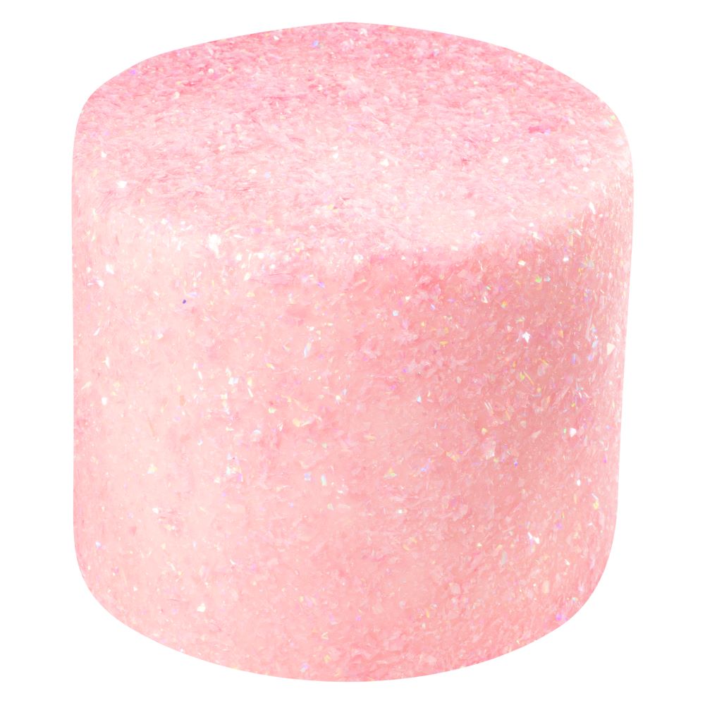 Spiselig glitter rosa