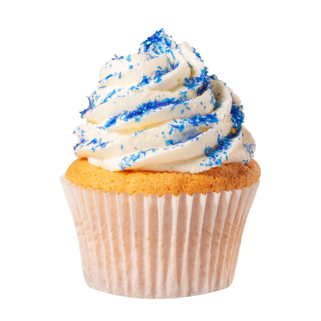 Spiselig glitter til cupcakes - blå