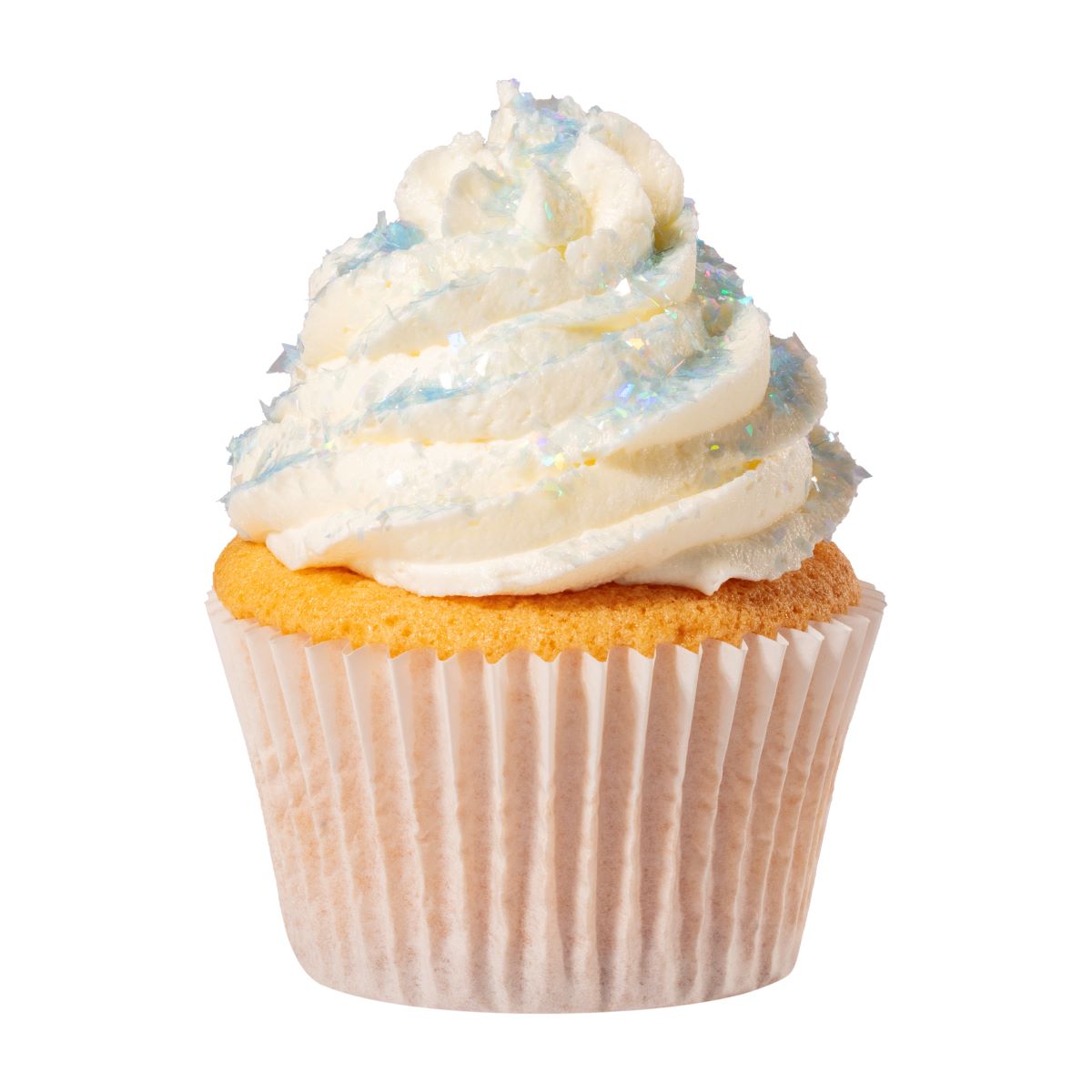 Glitter til cupcakes - lys blå