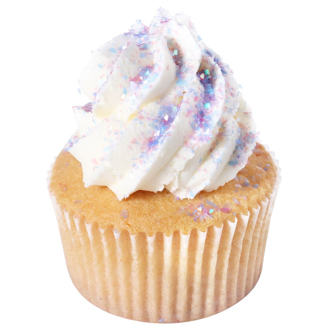 Spiselige glitterflak til cupcakes - dreamy unicorn