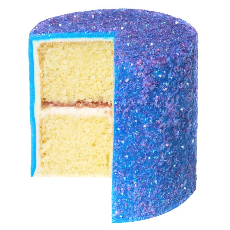 Spiselige glitterflak - dreamy unicorn