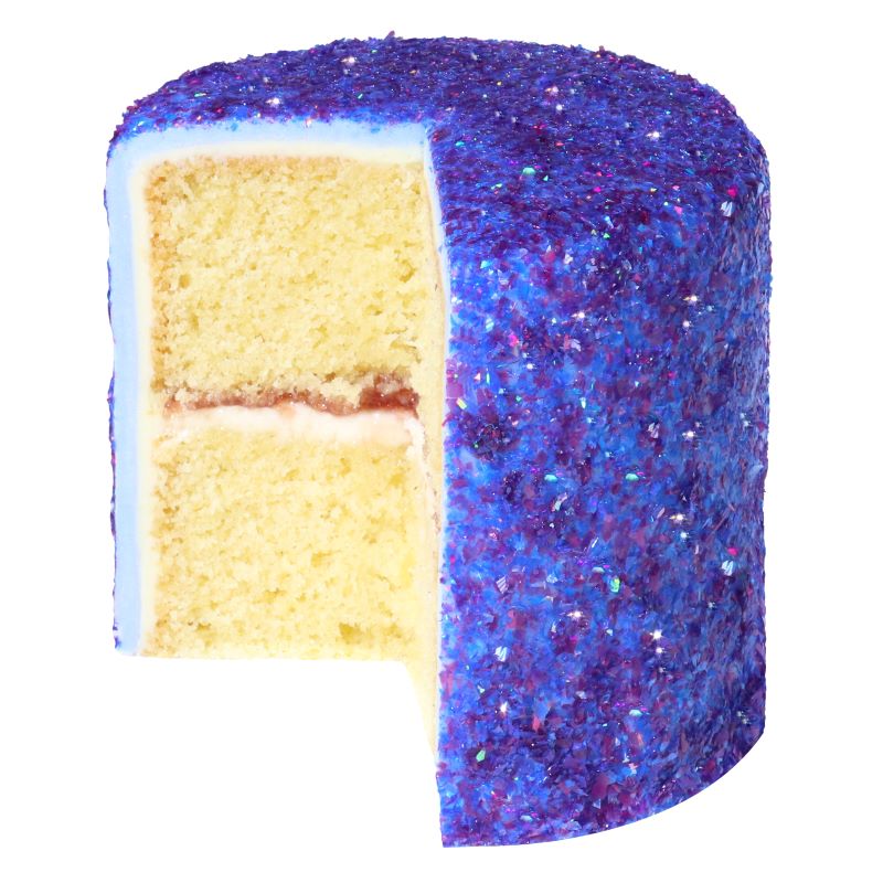 Spiselig glitter til kake - lilla