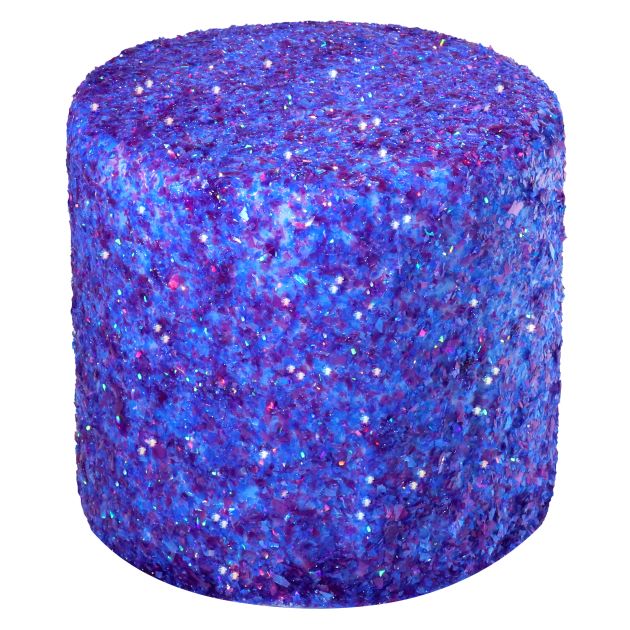 Spiselige glitterflak lilla