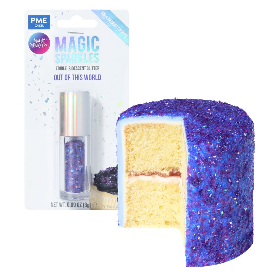 Spiselige glitterflak - out of this world