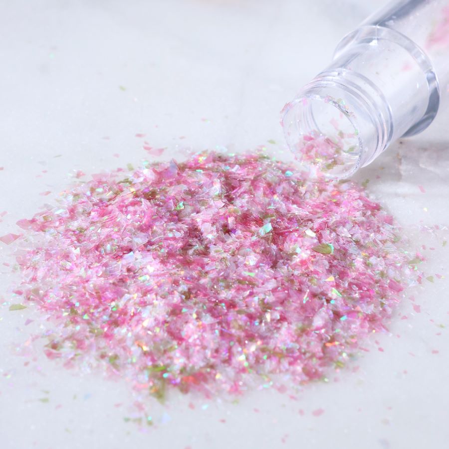 Spiselige glitterflak fairy flowers