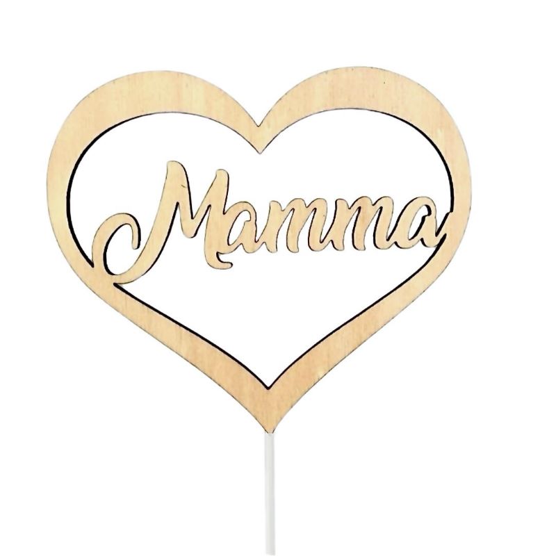 kaketopp mamma i hjerte til morsdag