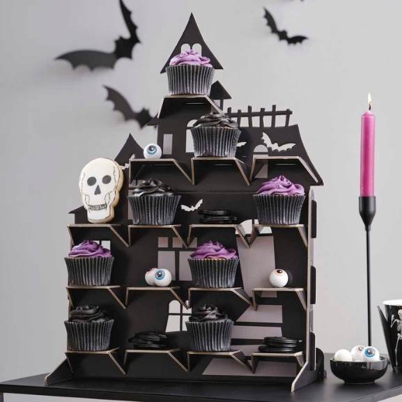 Muffinsstativ til halloween fra ginger ray