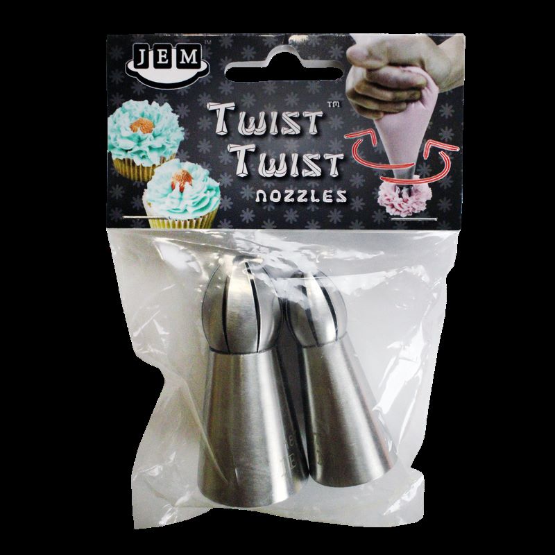 JEM Twist Twist sprøytetipper -18T og 19T, sett/2