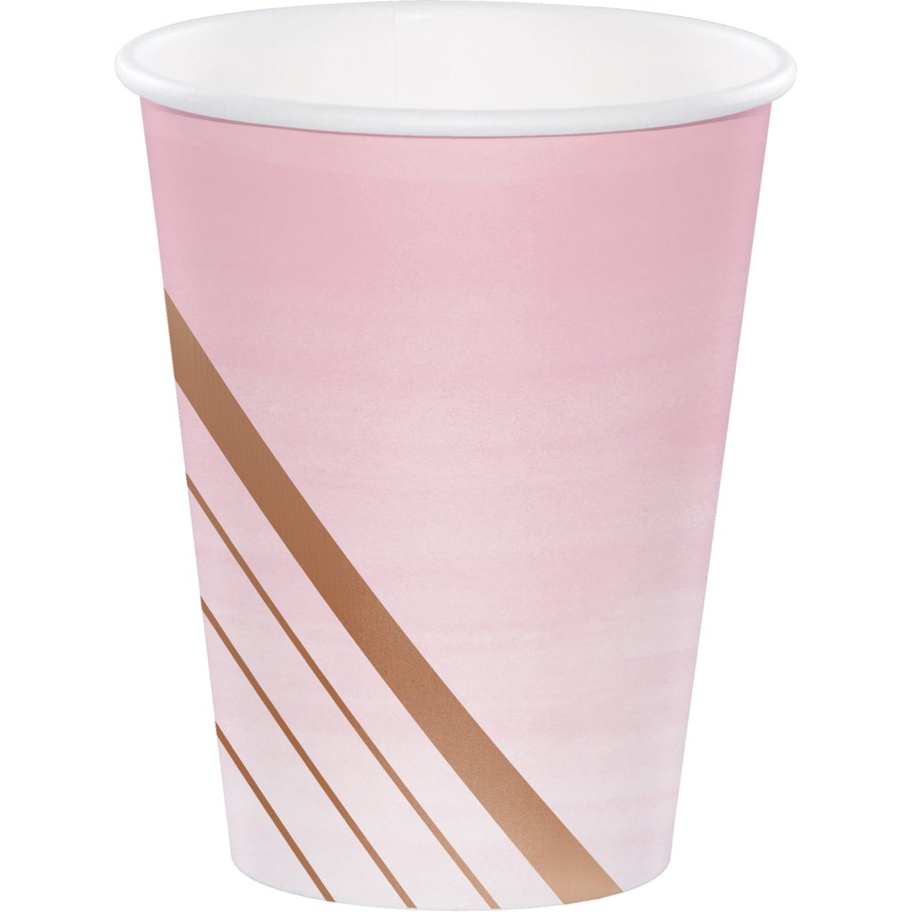 Pappkopper rosa og rosegull